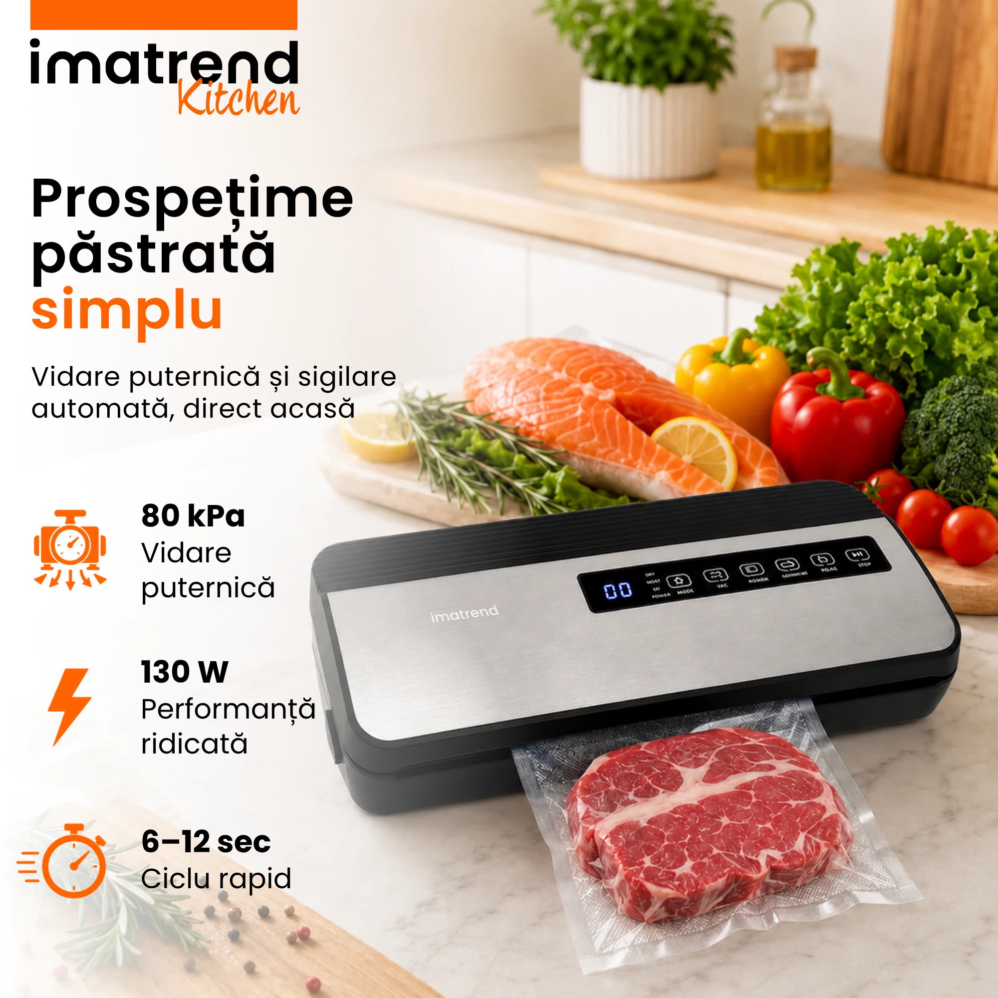 Aparat de vidat alimente IMA Trend, model 8867, imagine de prezentare 2
