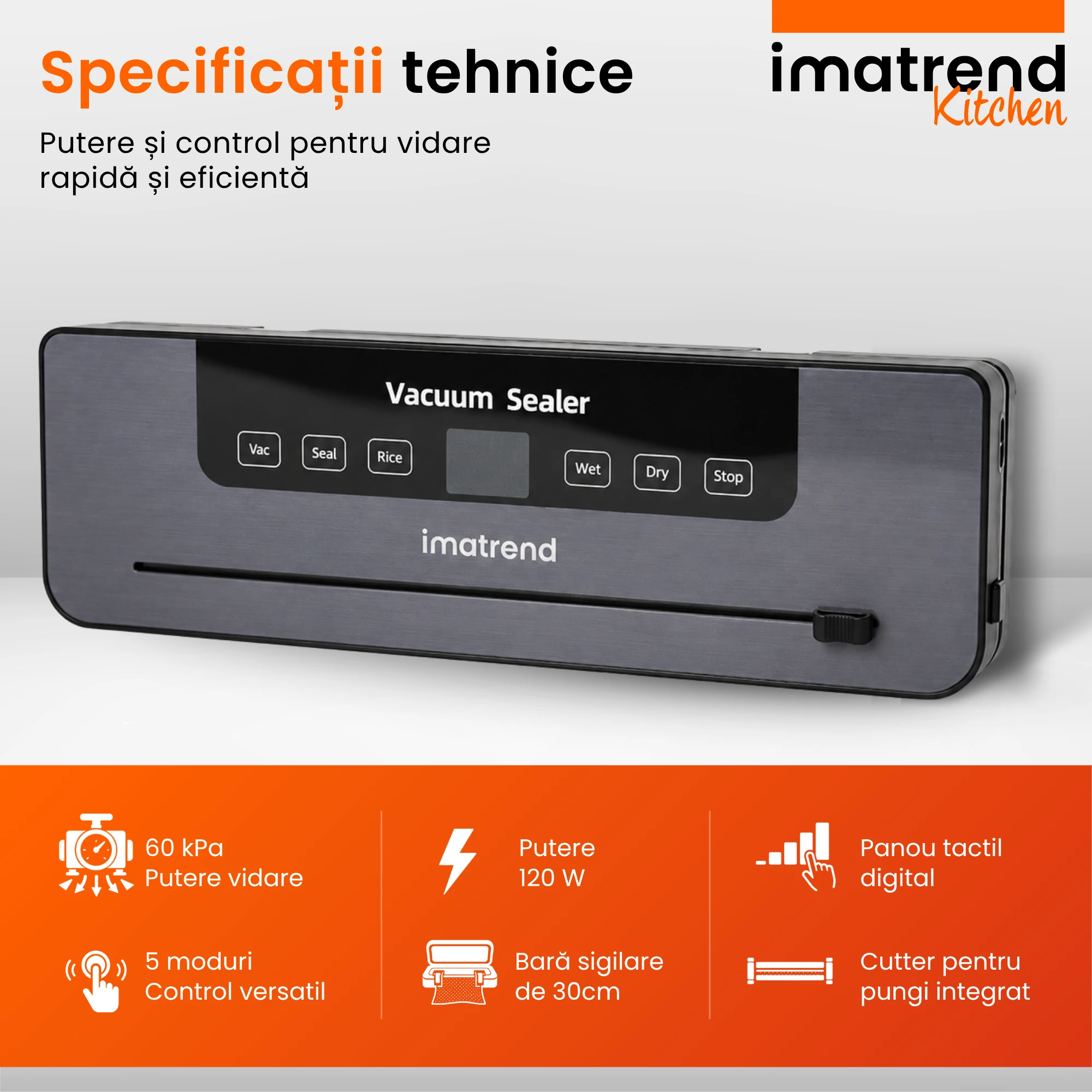 Aparat de vidat alimente IMA Trend, model SF01, imagine de prezentare 4