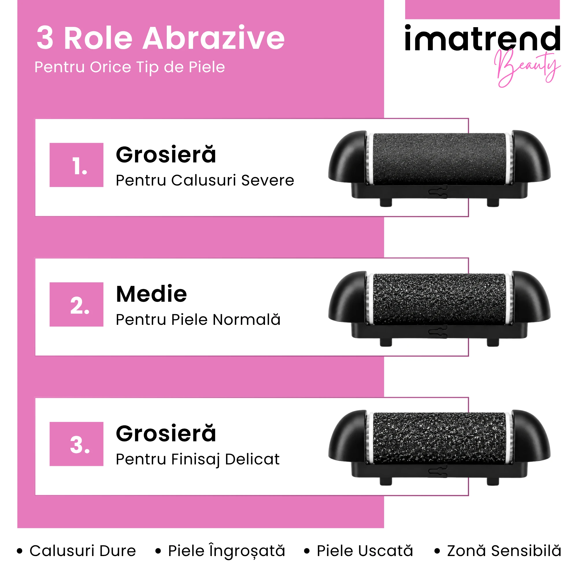 Pilă electrică pentru călcâie IMA Trend, model 2, imagine de prezentare 5
