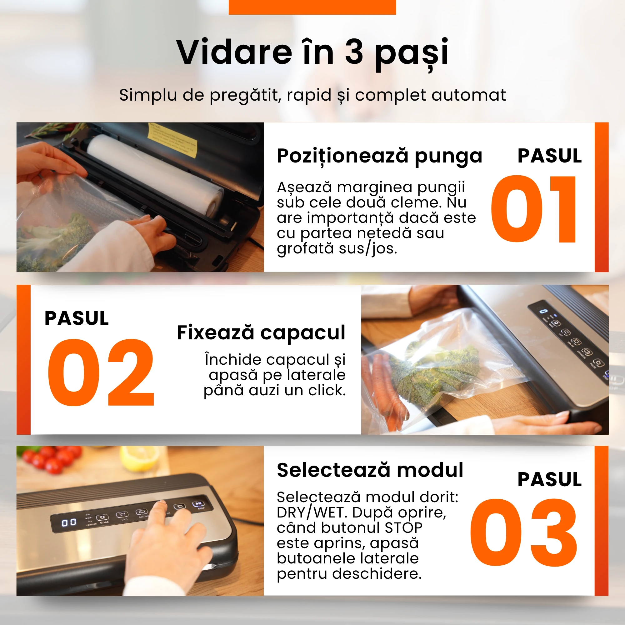 Aparat de vidat alimente IMA Trend, model 8867, imagine de prezentare 6