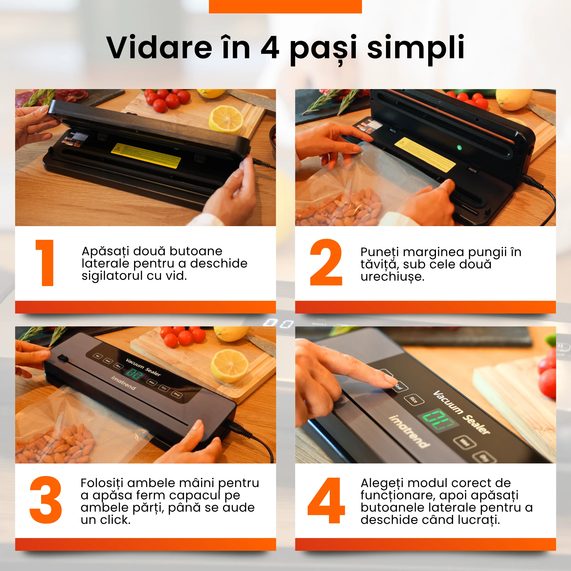 Aparat de vidat alimente IMA Trend, model SF01, imagine de prezentare 6