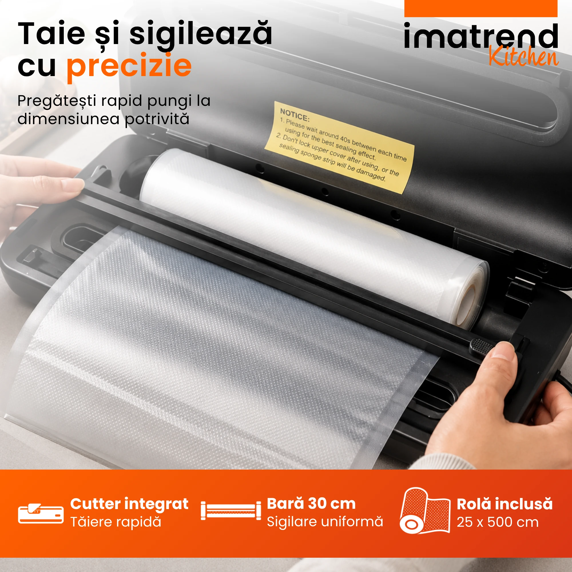 Aparat de vidat alimente IMA Trend, model 8867, imagine de prezentare 8
