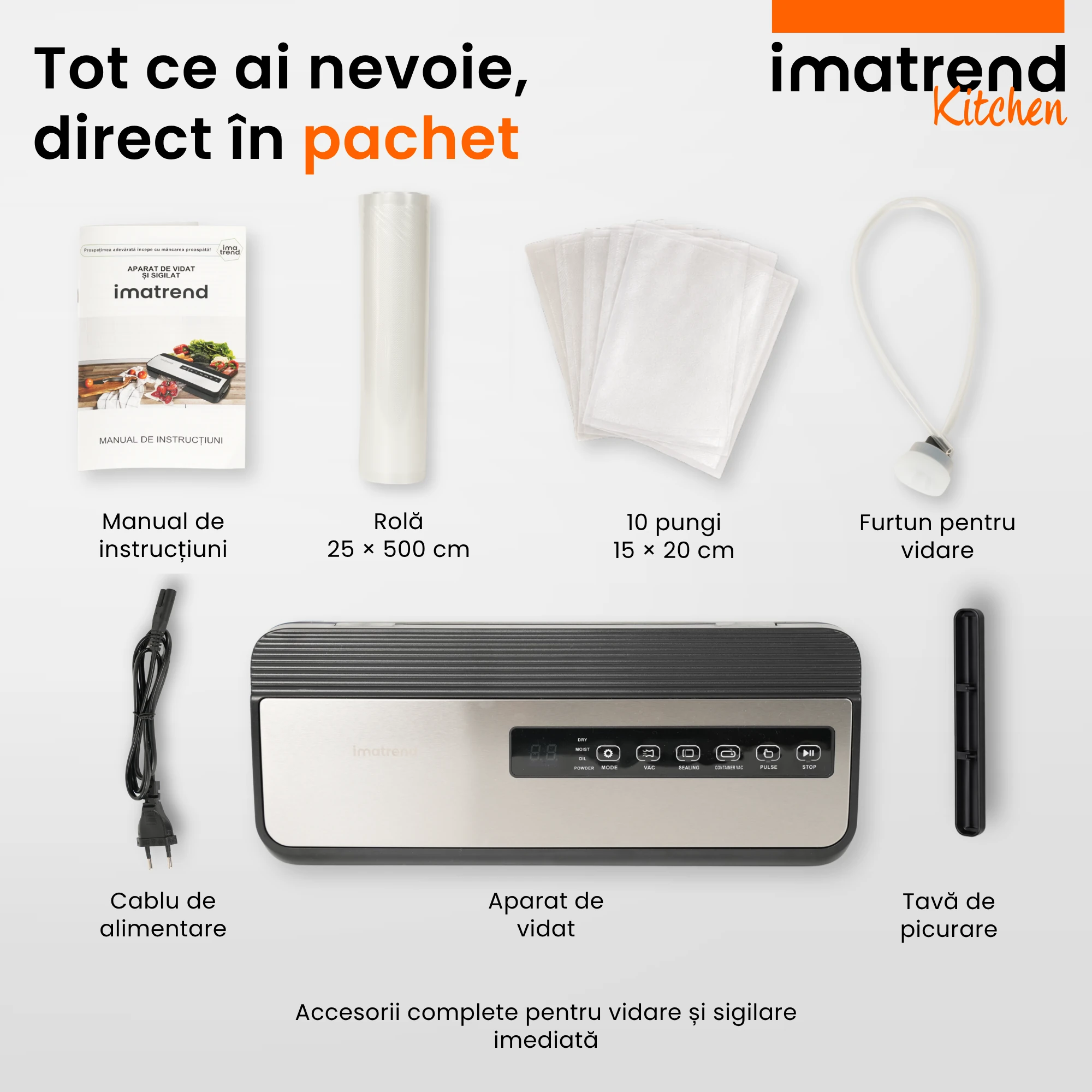 Aparat de vidat alimente IMA Trend, model 8867, imagine de prezentare 9