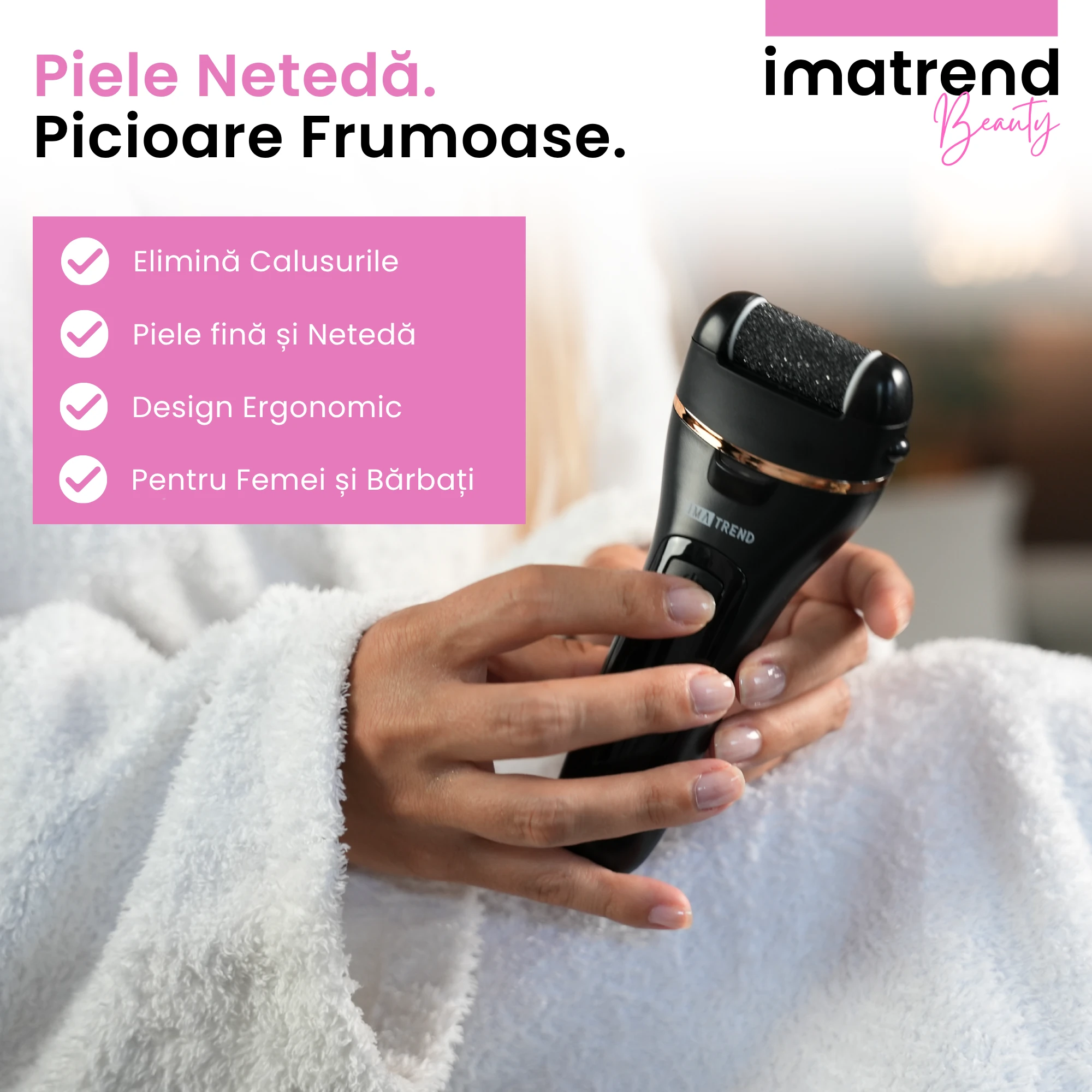 Pilă electrică pentru călcâie IMA Trend, model 2, imagine de prezentare 10
