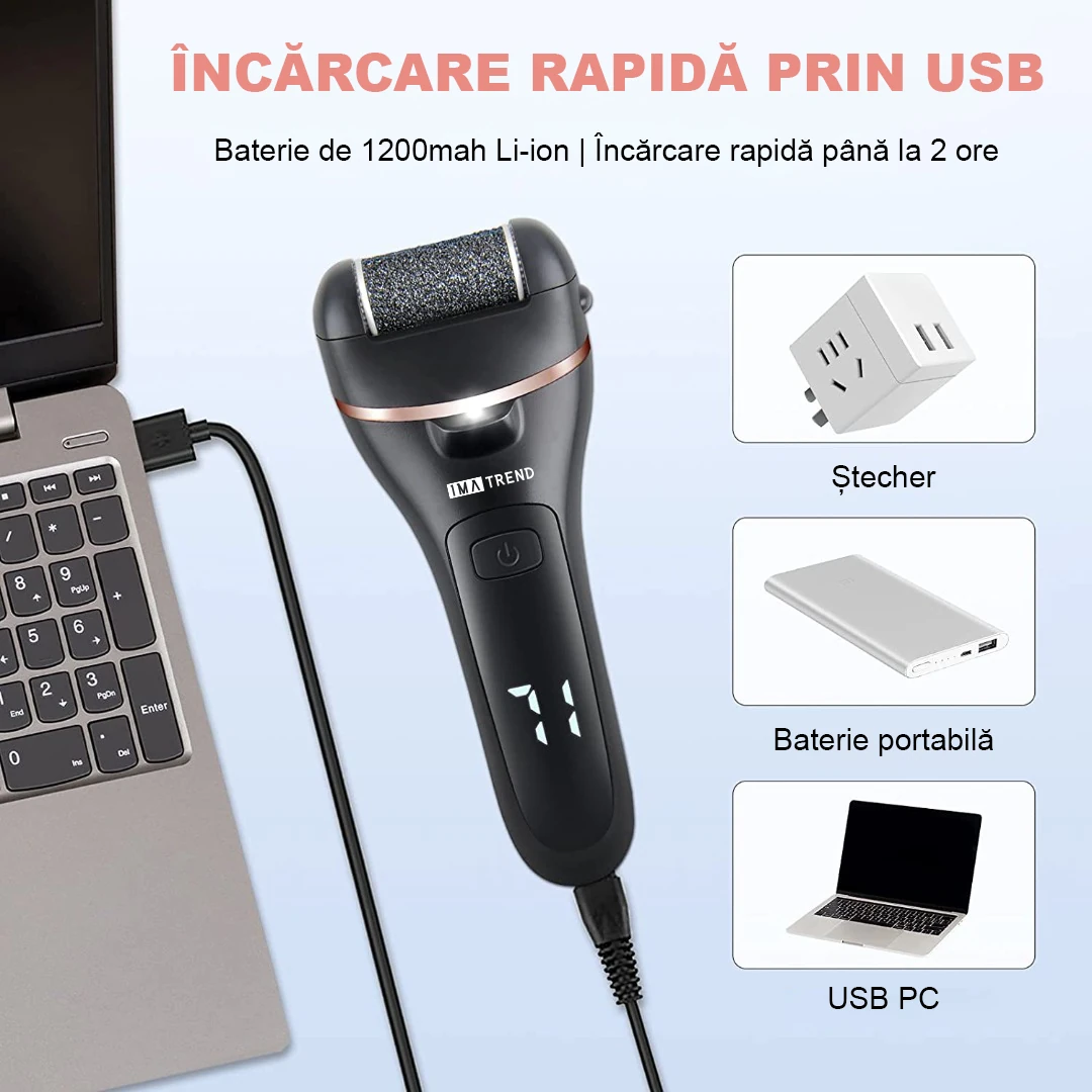 pila electrica calcai imatrend incarcare usb baterie
