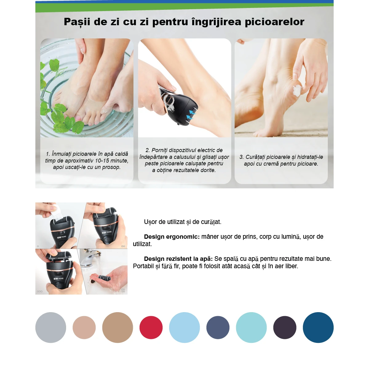 pila electrica calcai imatrend pasi ingrijire picioare