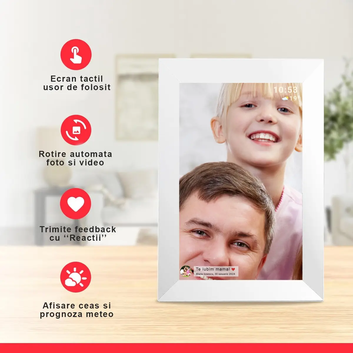 rama foto digitala rotire automata portret peisaj