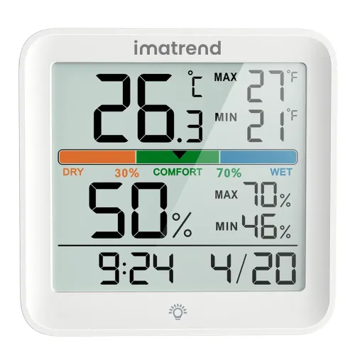 termometru higrometru imatrend afisaj digital