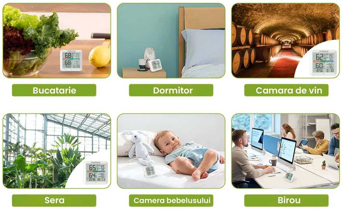 utilizare termometru higrometru incaperi