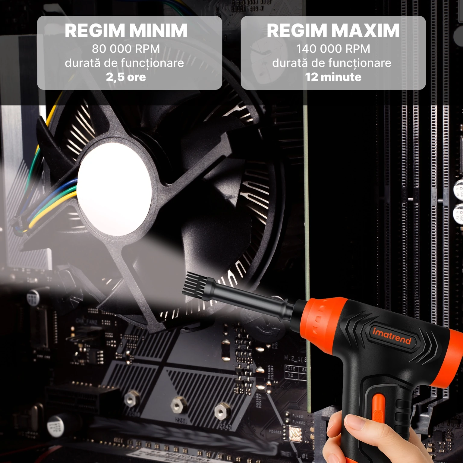 suflanta aer electrica imatrend 140000rpm regim putere