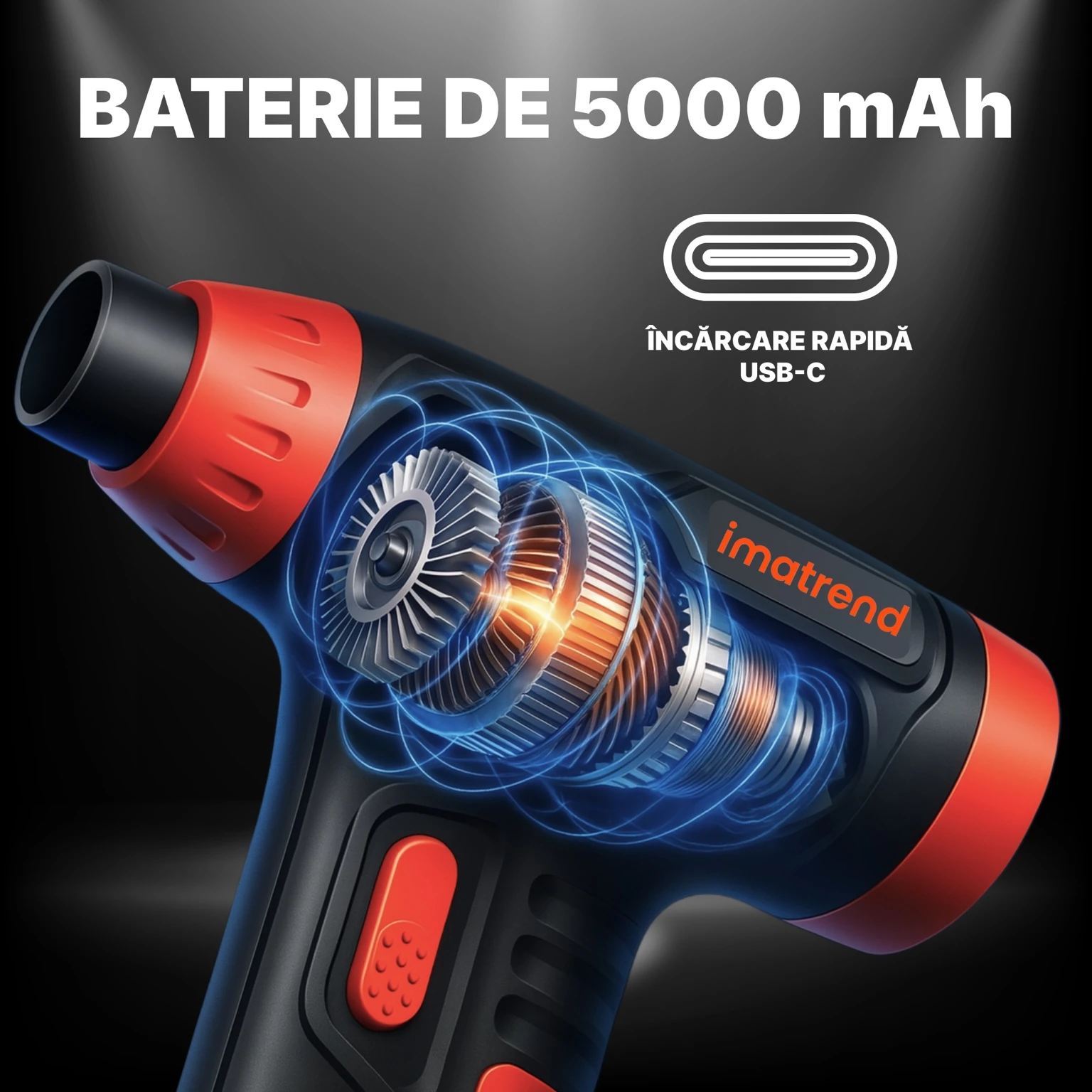 suflanta aer electrica imatrend baterie 5000mah usbc