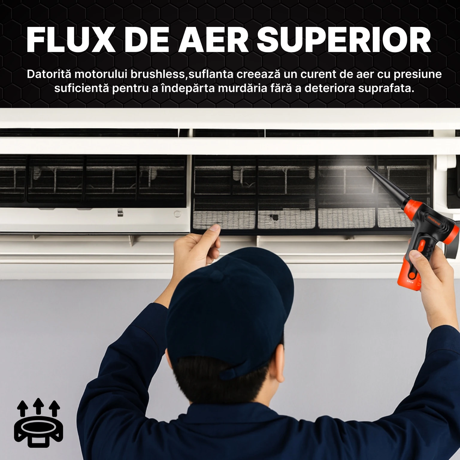 suflanta aer electrica imatrend flux aer puternic