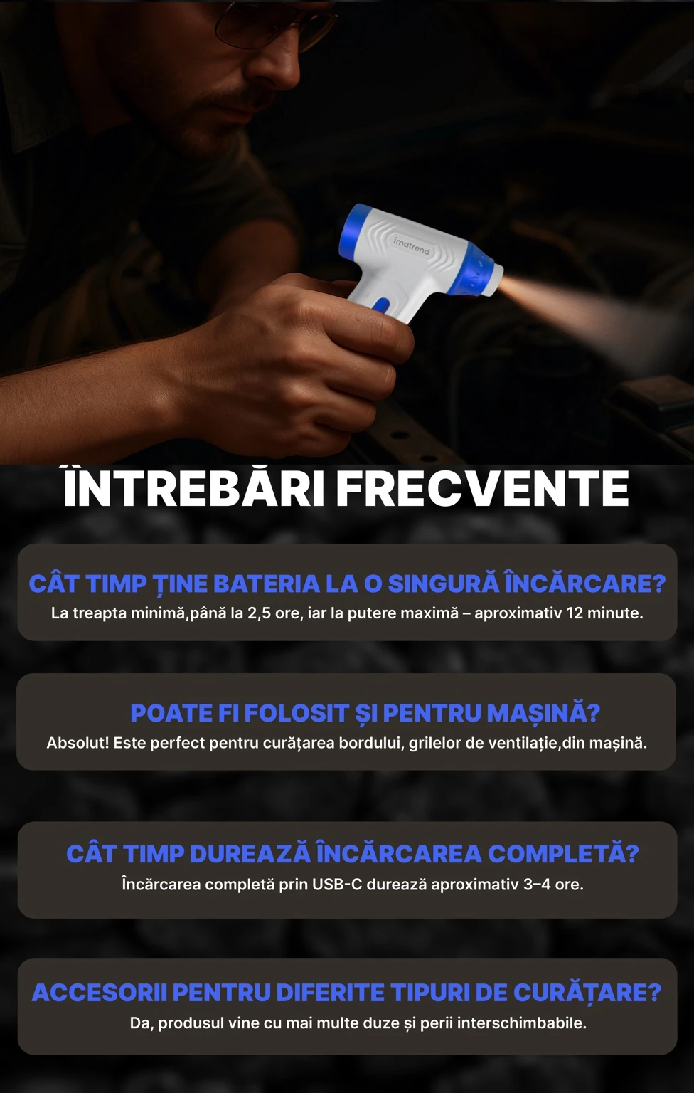 suflanta aer electrica imatrend intrebari frecvente