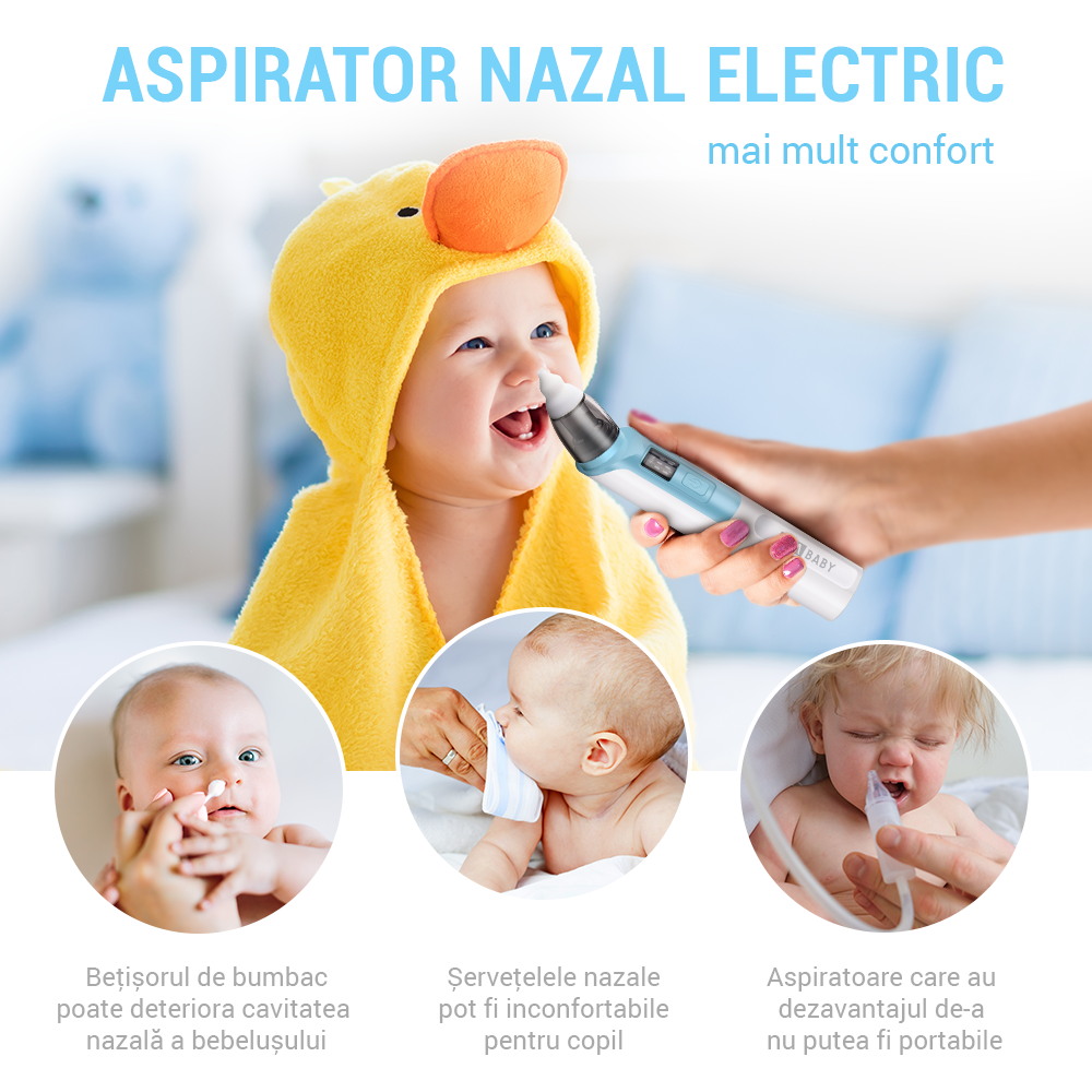 Aspirator nazal electric ima baby albastru7 2
