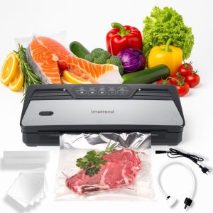 Aparat de Vidat IMA Trend – 130W, 70kpa, 30cm, 5 Functii, Cutter, Pungi si Rola Incluse
