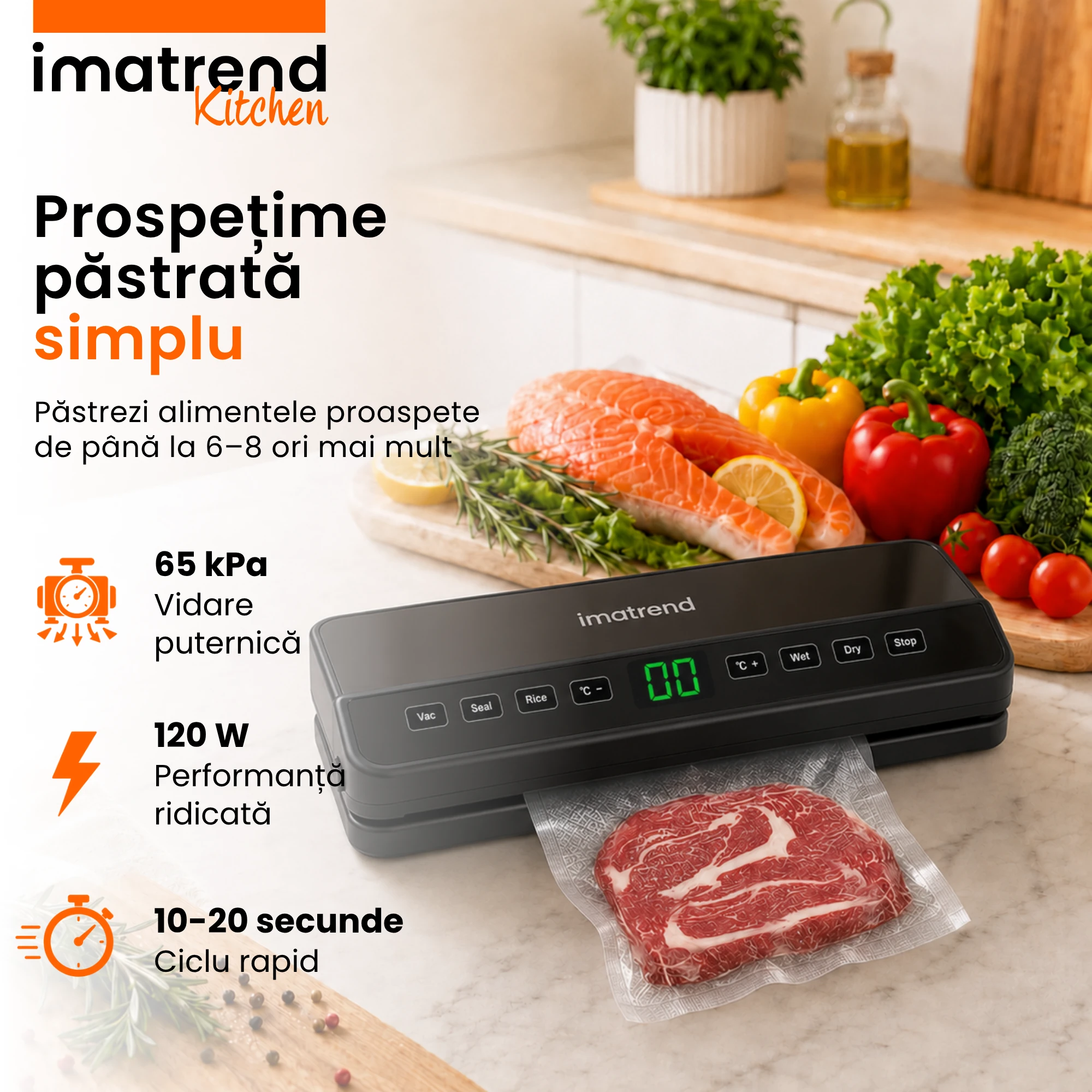 Aparat de vidat alimente IMA Trend, model 867, imagine de prezentare 2