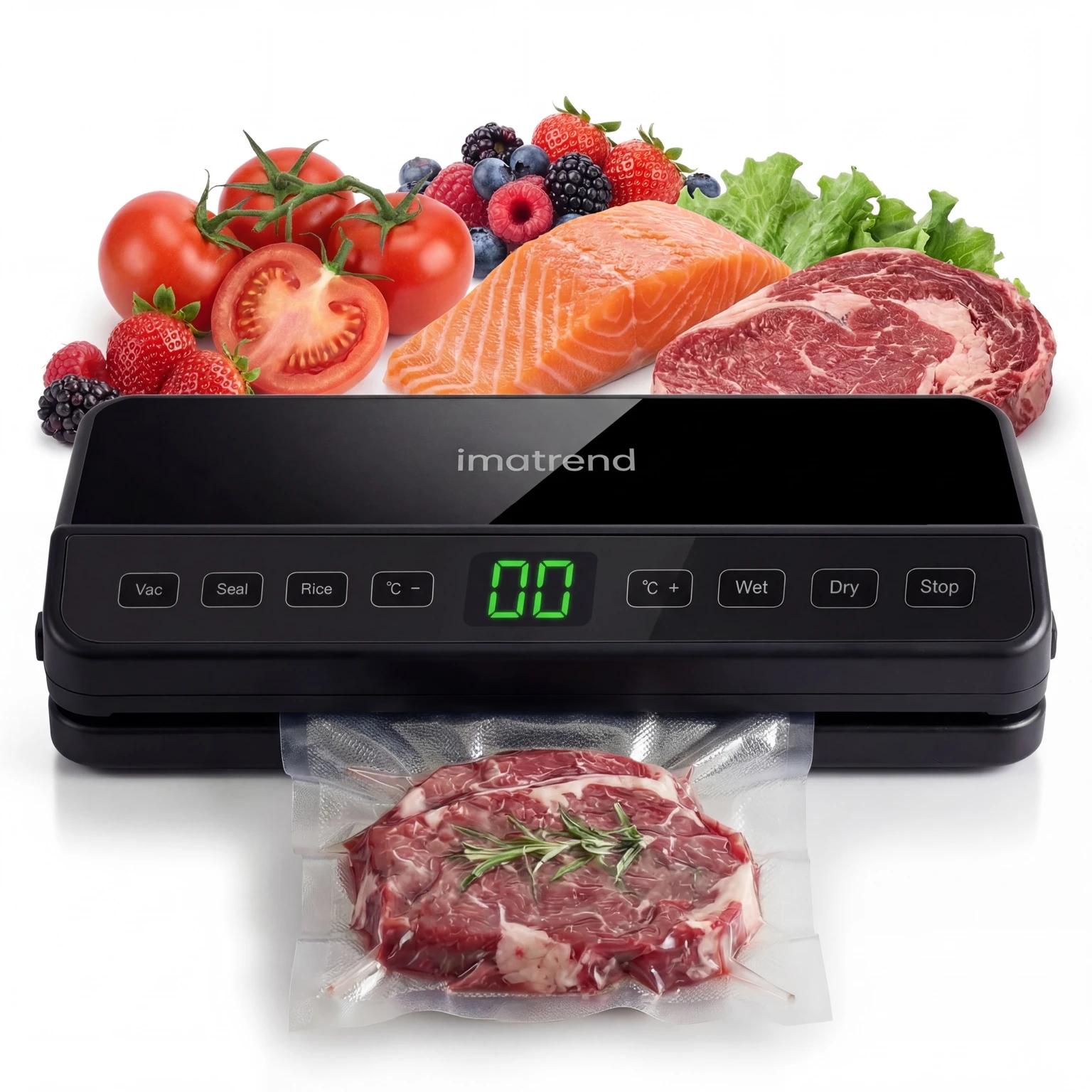 aparat vidat alimente imatrend vacuum sealer somon carne fructe