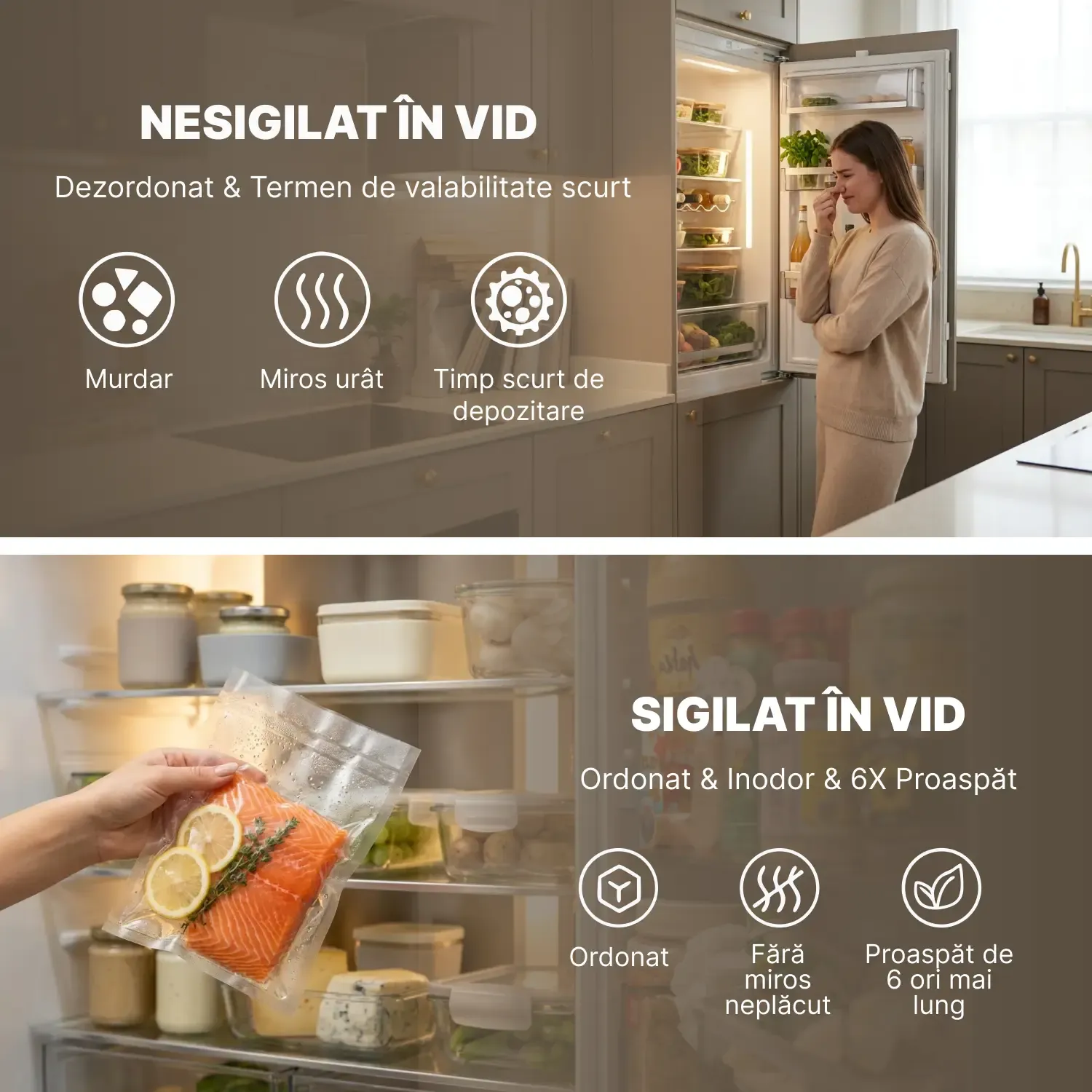 aparat vidat alimente inainte dupa vidare comparatie