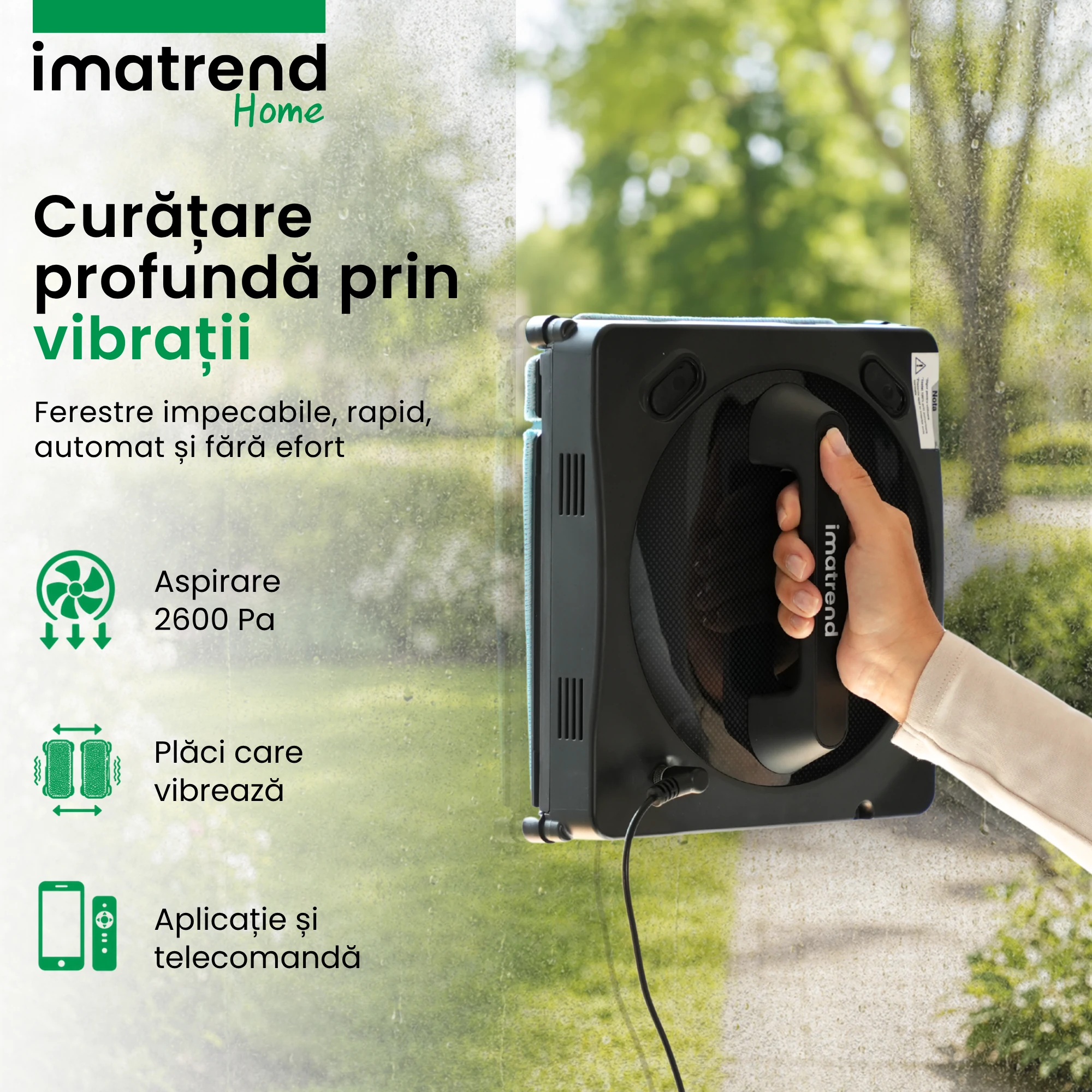 Robot pentru curățarea geamurilor IMA Trend, model B, imagine de prezentare 3
