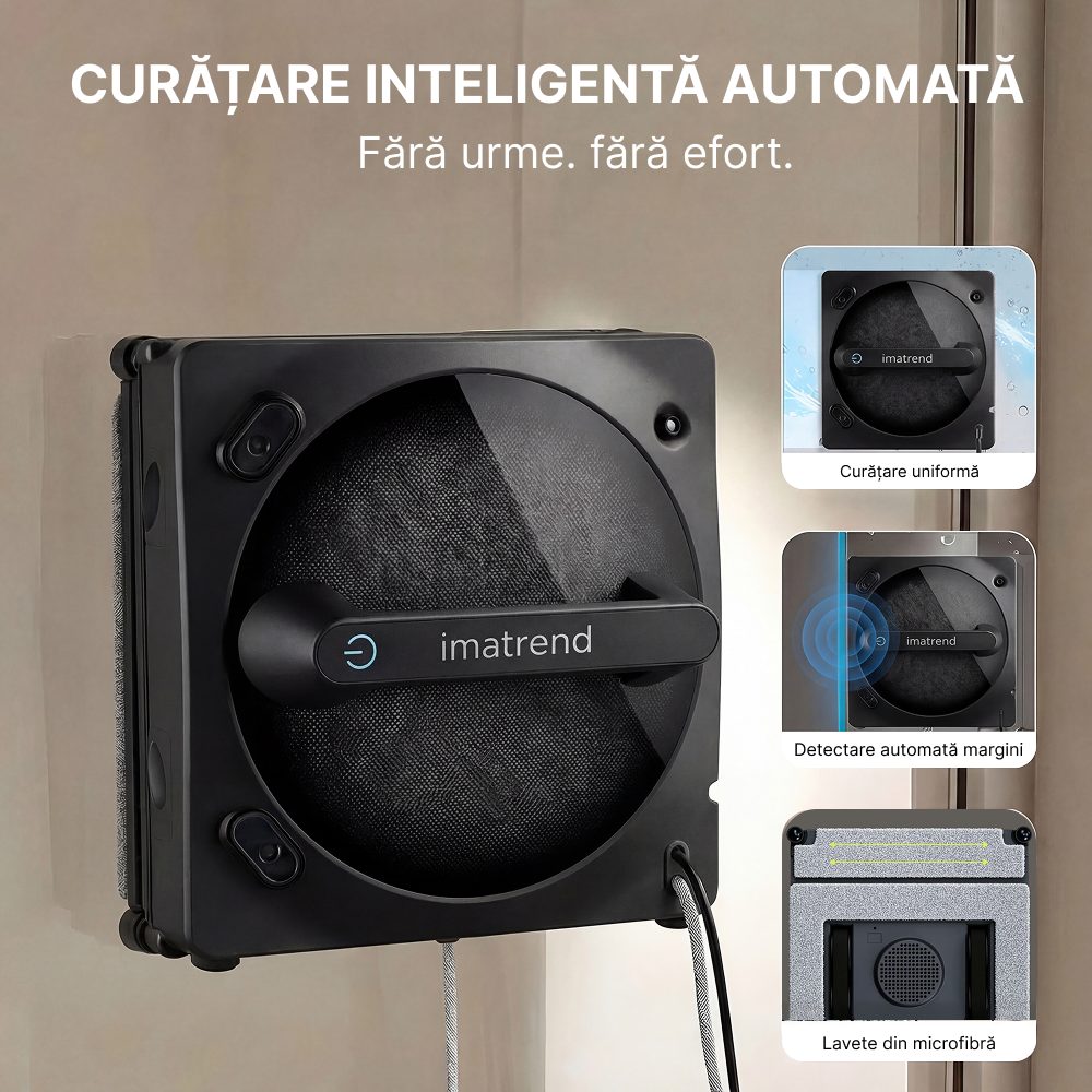 Robot curatare geamuri imatrend, cu vibratii, curatare in profunzime