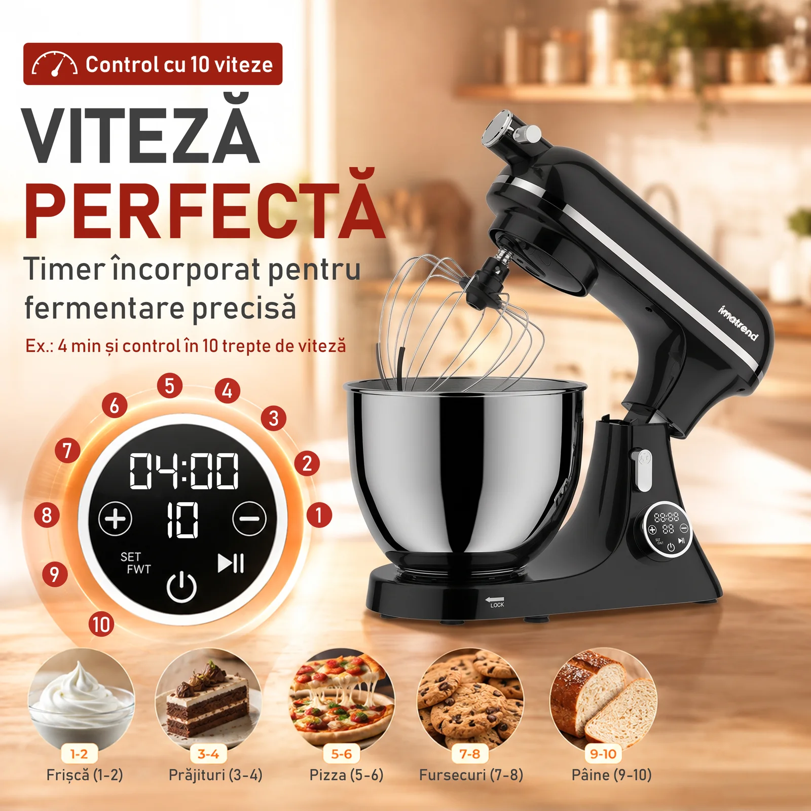 mixer-ima-trend-negru-panou-digital-10-viteze